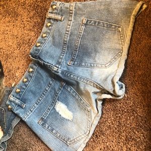 High waisted shorts